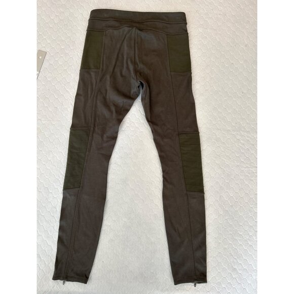 Athleta Trailsetter Motto Motion Athleisure Pants Size 2 Olive Green Ankle Zip - Picture 5 of 10